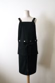 画像1: MARU TO (マルト）2way Apron black (1)