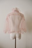 画像4: MIKIOSAKABE　Sheer Frill Blouse Baby Pink (4)