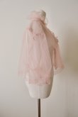 画像3: MIKIOSAKABE　Sheer Frill Blouse Baby Pink (3)