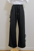 画像1: SOWA Film jersey pants black (1)