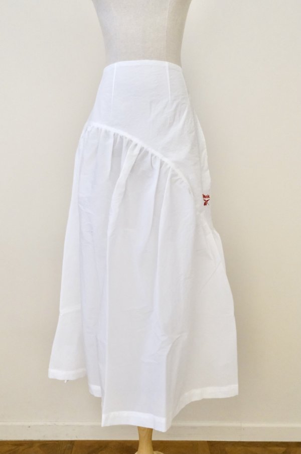 画像1: naokitomizuka × Reebok gathered skirt white (1)