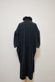 画像3: MIKIOSAKABE (ミキオサカベ) RUFFLE HALF SLEEVE LONG SHIRT black (3)