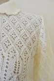 画像5: naokitomizuka (ナオキトミヅカ) openwork knittinng pullover  ivory (5)