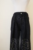 画像4: naokitomizuka (ナオキトミヅカ) lace pants black 36size (4)