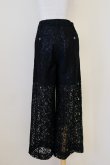 画像2: naokitomizuka (ナオキトミヅカ) lace pants black 36size (2)