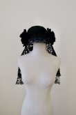 画像5: naokitomizuka (ナオキトミヅカ) lace mix hat black (5)