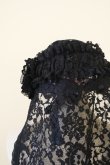 画像3: naokitomizuka (ナオキトミヅカ) lace mix hat black (3)