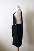 画像2: MARU TO (マルト）2way Apron black (2)