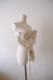 画像3: RIV NOBUHIKO (リブ ノブヒコ）PALMER FLOWER BUSTIER ivory (3)