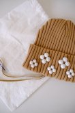 画像3: RIV NOBUHIKO (リブ ノブヒコ）PALMER BEAD KNIT CAP beige (3)