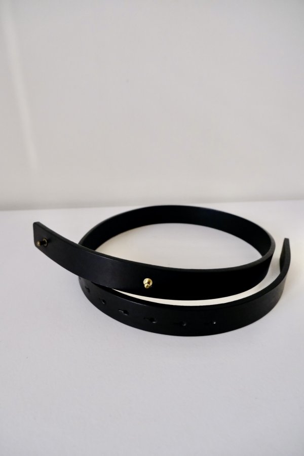 画像1: MIKIOSAKABE (ミキオサカベ) Leather Belt  (1)