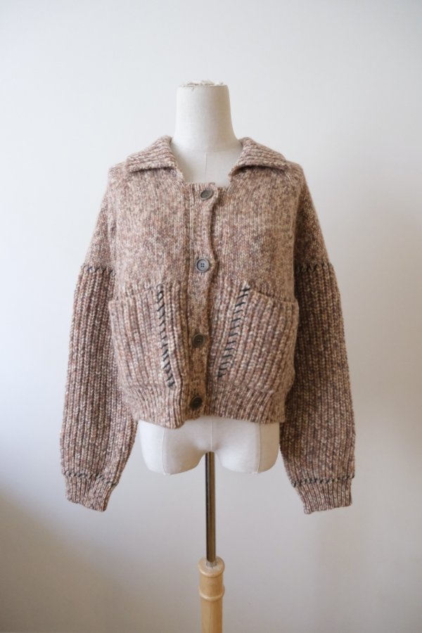 画像1: HENRIK VIBSKOV Stitch Cardigan  (1)