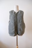 画像1: KLOKE(クローク）Hearth Shearling Vest Petrol Green (1)