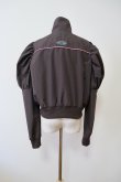 画像3: NON TOKYO PUFFSLEEVE NYLON BLOUSON brown (3)