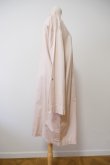 画像2: MARU TO (マルト）Opencollar Work Shirt Long PEANUT PINK (2)