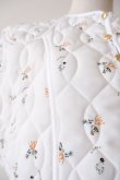 画像6: DECO depuis 1985 FLOWER QUILT VEST ivory (6)