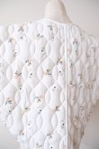 画像7: DECO depuis 1985 FLOWER QUILT VEST ivory (7)