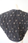 画像5: DECO depuis 1985 FLOWER QUILT VEST black (5)