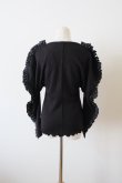 画像3: DECO depuis 1985 FRONT SLIT RIB KNIT black (3)