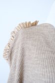 画像4: DECO depuis 1985 FRONT SLIT RIB KNIT beige (4)