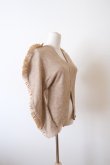 画像2: DECO depuis 1985 FRONT SLIT RIB KNIT beige (2)