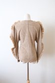 画像3: DECO depuis 1985 FRONT SLIT RIB KNIT beige (3)