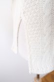 画像4: DECO depuis 1985 PUFF SLEEVE SLIT KNIT ivory (4)