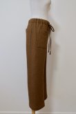 画像2: kéngo (ケンゴ) cotton wool bokomoko flare pants caramel 1size (2)