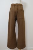 画像3: kéngo (ケンゴ) cotton wool bokomoko flare pants caramel 1size (3)