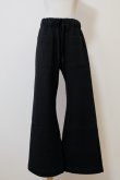 画像3: kéngo (ケンゴ) cotton wool bokomoko flare pants blackl 1size (3)