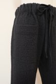 画像5: kéngo (ケンゴ) cotton wool bokomoko flare pants blackl 1size (5)