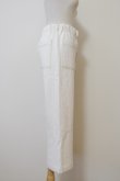 画像2: kéngo (ケンゴ) cotton wool bokomoko flare pants ivory 0size (2)