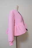 画像2: NON TOKYO REVERSIBLE QUILTING JACKET  pink grey (2)