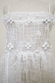 画像2: RIV NOBUHIKO (リブ ノブヒコ）ASH EMBROIDERY DRESS white (2)