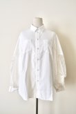 画像1: bedsidedrama Secret Garden Shirt white  (1)