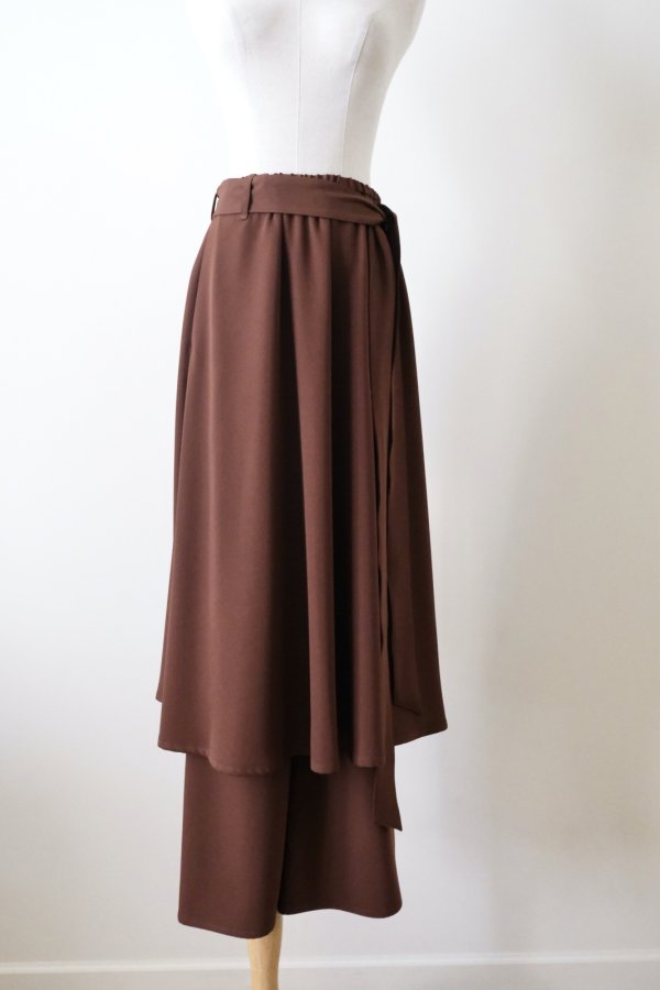 画像1: LOKITHO (ロキト）layerd pants brown (1)