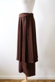 画像3: LOKITHO (ロキト）layerd pants brown (3)