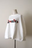 画像3: bedsidedrama Seed Relax Sweat MOMENT white 1size (3)