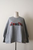 画像1: bedsidedrama Seed Relax Sweat MOMENT grey 1size (1)