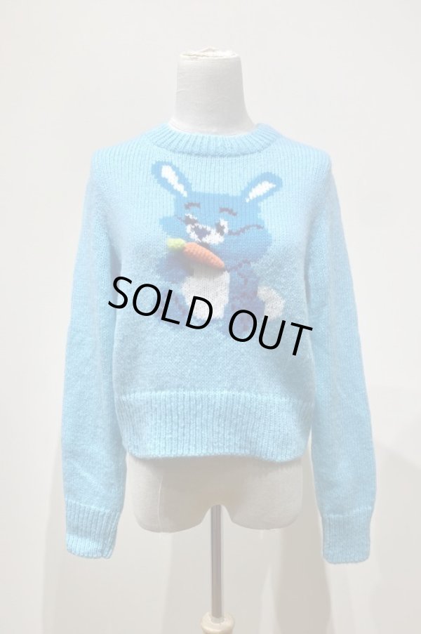 画像1: SIIILON (シーロン）Found a rabbit knit sweater Msize (1)