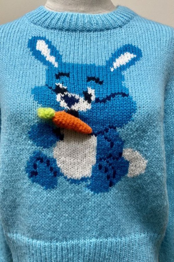 SIIILON (シーロン）Found a rabbit knit sweater Msize