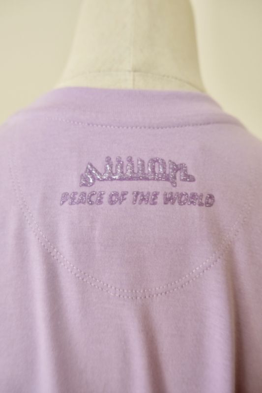 SIIILON (シーロン）Souvenir T-shirt purple