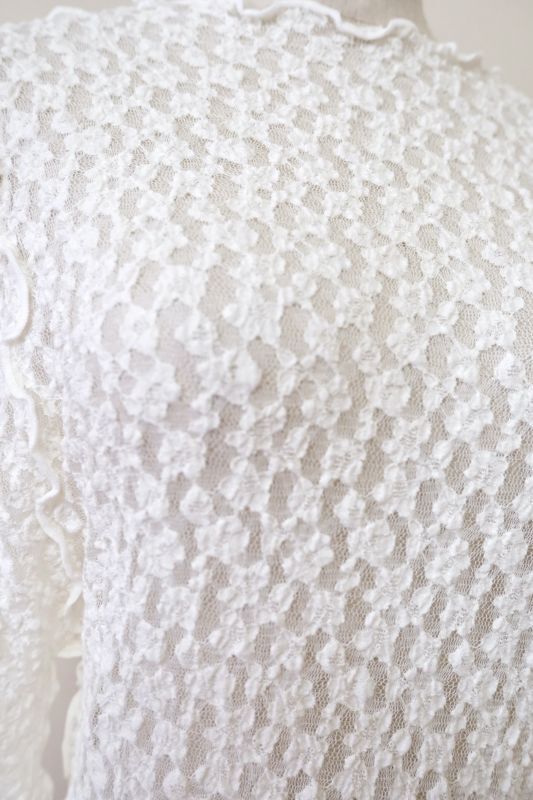 DECO depuis 1985 SHRINK LACE UNEUNE TOPS white - The Galaxy Harmony!!!!